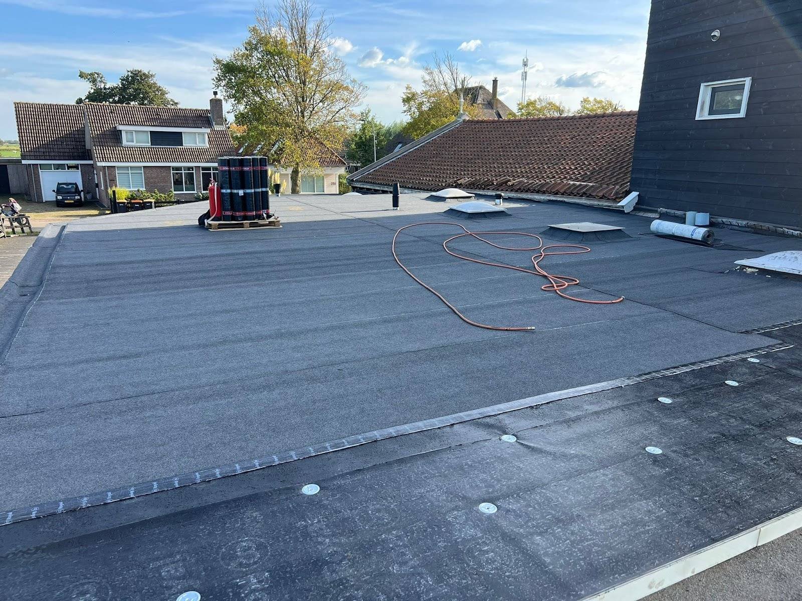 Dak halverwege klaar